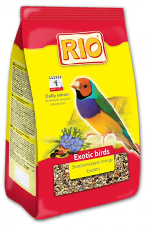 RIO (Ріо) Exotic Birds - Корм ​​для екзотичних птахів (основний раціон) (500 г) в E-ZOO