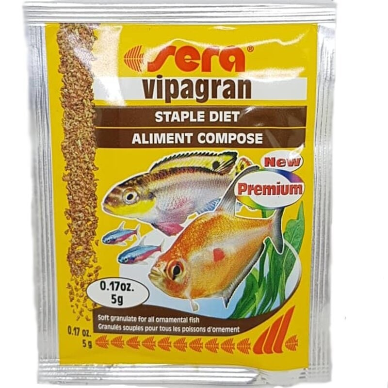 Sera (Сера) Vipagran - Корм гранулированный для всех видов аквариумных рыб (5 г) в E-ZOO