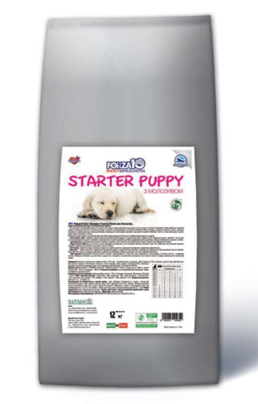 Forza 10 (Форза 10) Starter Puppy 30/20 - Сухой корм с курицей и рыбой с молозивом (12 кг) в E-ZOO