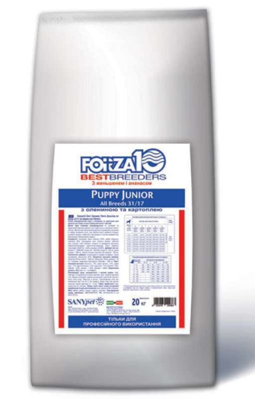 Forza 10 (Форза 10) Best Breeders Puppy - Сухой корм с олениной и ...