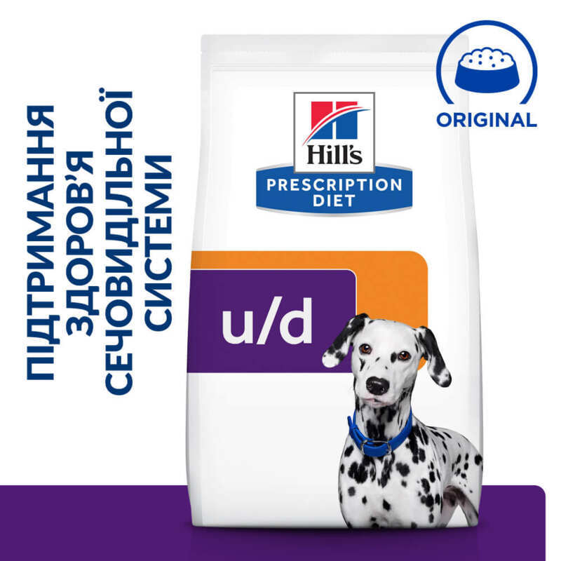Hills (Хіллс) Prescription Diet Canine u/d Urinary Care - Лікувальний корм для собак із захворюваннями нирок і сечостатевих шляхів (4 кг) в E-ZOO