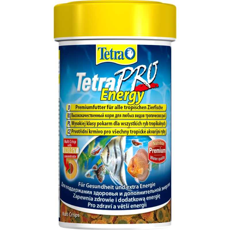 Tetra (Тетра) TetraPRO Energy Multi-Crisps - Универсальный корм для аквариумных рыб с повышенными питательными свойствами (250 мл) в E-ZOO