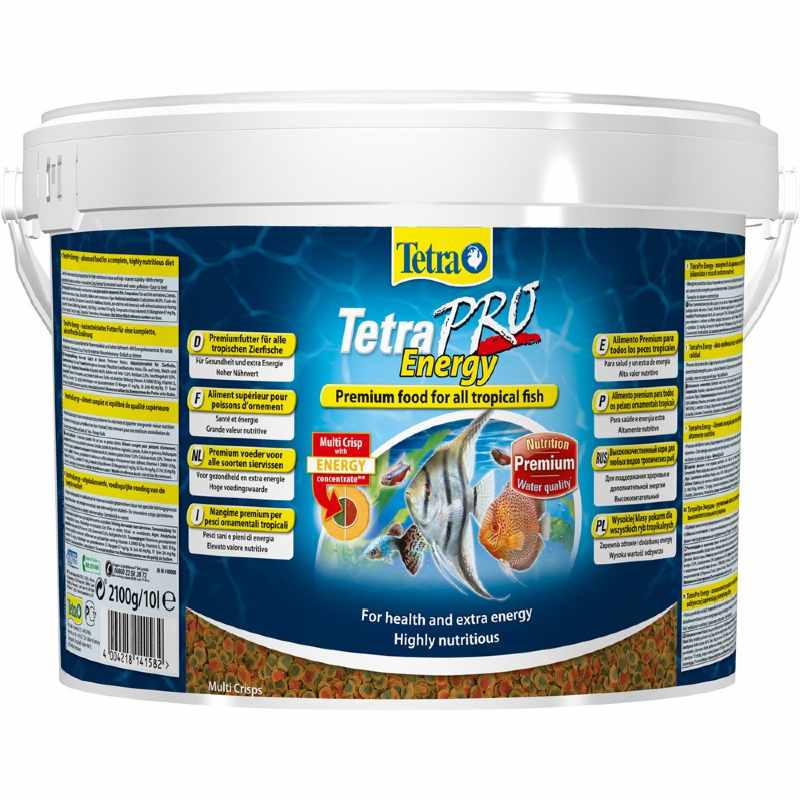 Tetra (Тетра) TetraPRO Energy Multi-Crisps - Универсальный корм для аквариумных рыб с повышенными питательными свойствами (12 г) в E-ZOO