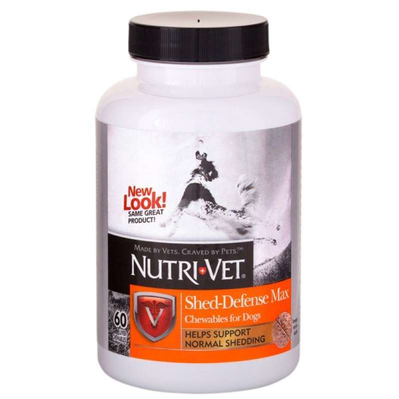 Nutri-Vet (Нутри-Вет) Shed Defense Max - Витаминно-минеральная добавка для собак "Защита Шерсти-Макс" (60 шт./уп.) в E-ZOO