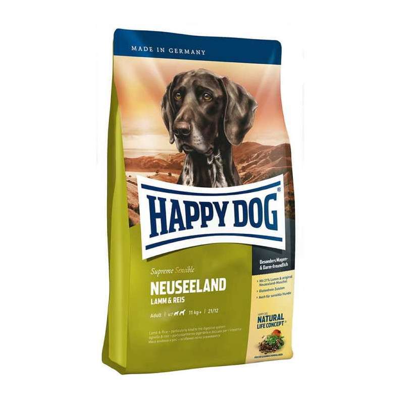 Happy Dog (Хеппі Дог) Supreme Sensible Neuseeland - Сухий гіпоалергенний корм для дорослих собак з ягням (4 кг) в E-ZOO