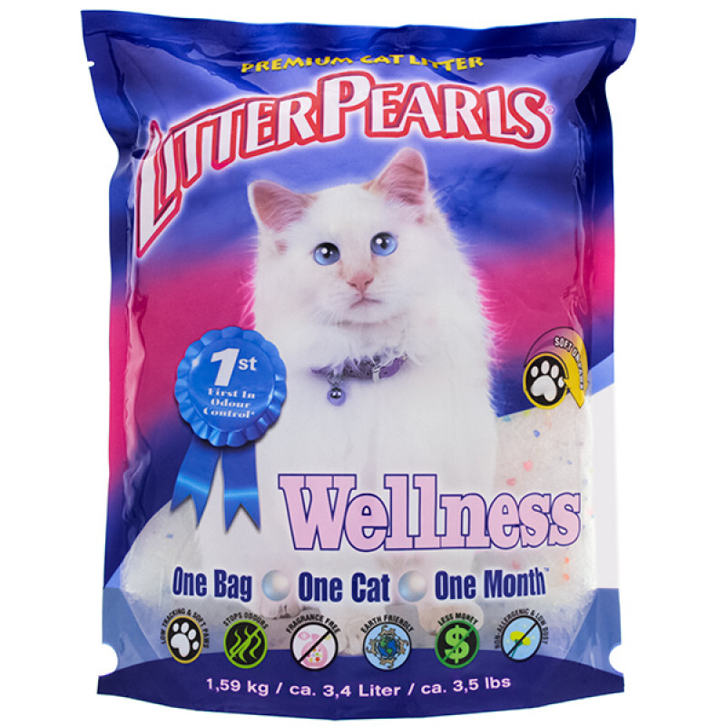 Litter Pearls (Литтер Пэрлс) Wellness - Наполнитель кварцевый для кошачьего туалета (1,59 кг) в E-ZOO