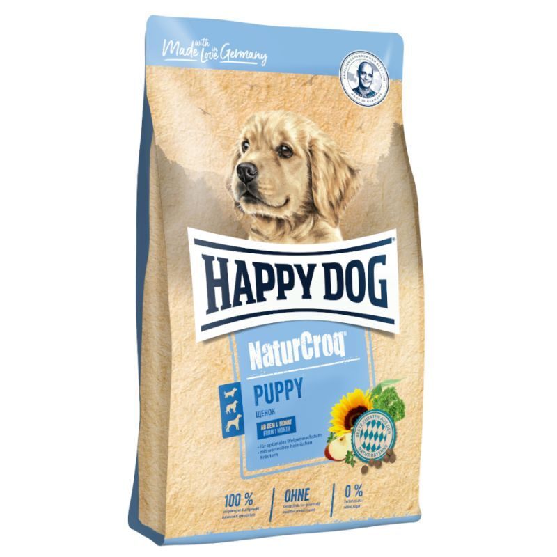 Happy Dog (Хеппи Дог) NaturCroq Puppy - Сухой корм с домашней птицей для щенков (4 кг) в E-ZOO