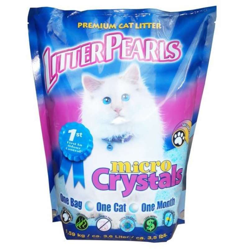 Litter Pearls (Літтер Перлс) Micro Crystals - Наповнювач кварцевий для котячого туалету (1,59 кг) в E-ZOO