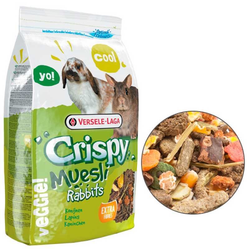Versele-Laga (Верселе-Лага) Crispy Muesli Rabbits Cuni - Зерновая смесь (корм) для кроликов (1 кг) в E-ZOO