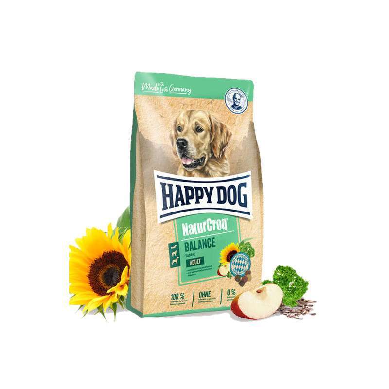 Happy Dog (Хеппи Дог) NaturCroq Balance - Сухой корм с домашней птицей для взрослых собак с нормальной активностью (4 кг) в E-ZOO