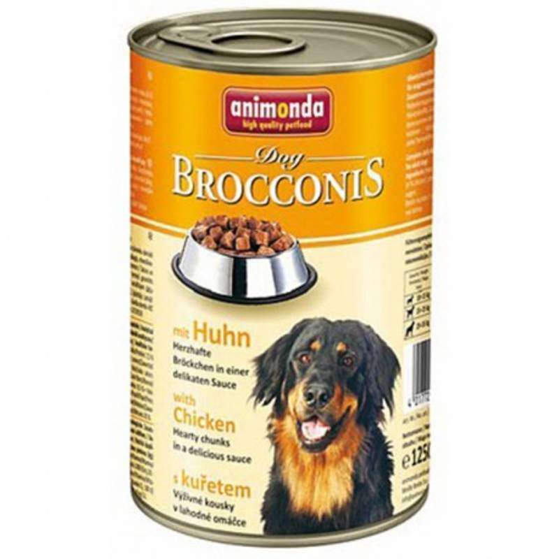 Animonda (Анимонда) Brocconis Dog with Chicken - Консервированный корм с курицей для взрослых собак (кусочки в соусе) (1,24 кг) в E-ZOO
