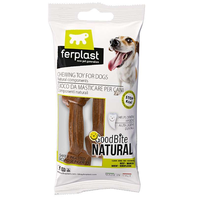 Ferplast (Ферпласт) GoodBite Natural - Жувальна іграшка для собак (2 шт./уп. Ham) в E-ZOO