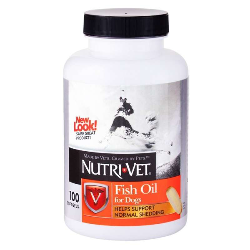 Nutri-Vet (Нутри Вет) Fish Oil - Рыбий жир добавка для собак (100 шт./уп.) в E-ZOO