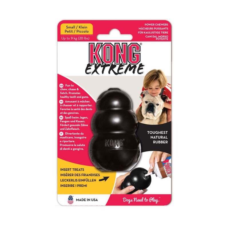 KONG (Конг) Extreme - Игрушка из упрочнённого каучука для собак крупных пород (S) в E-ZOO