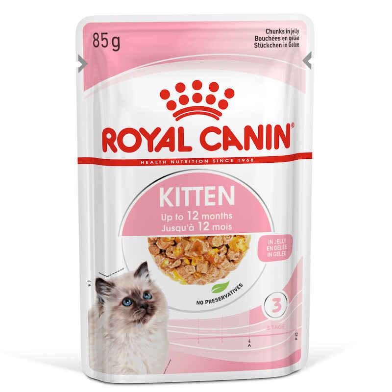 Royal Canin (Роял Канін) Kitten Instinctive - Консервований корм для кошенят (шматочки в желе) (85 г) в E-ZOO