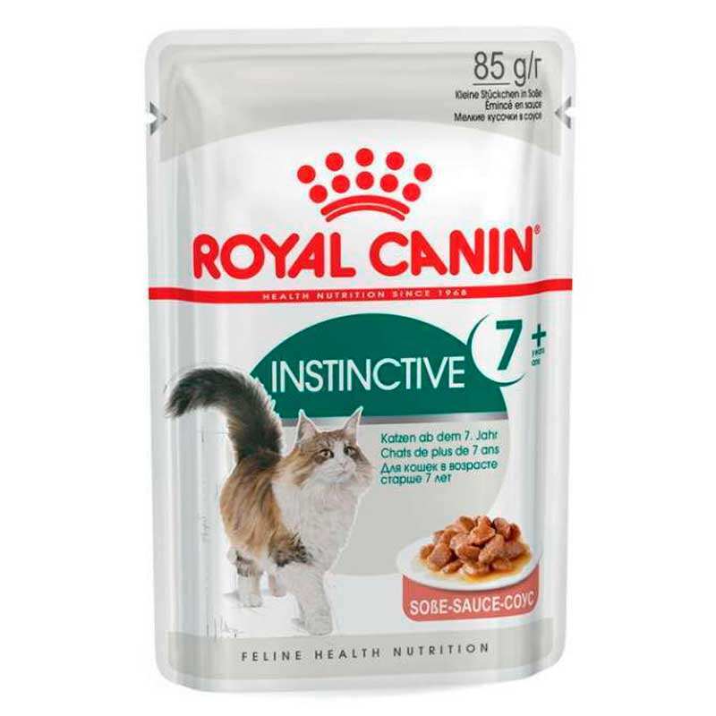 Royal Canin (Роял Канин) Instinctive 7+ - Консервированный корм для кошек старше 7 лет (кусочки в соусе) (85 г) в E-ZOO