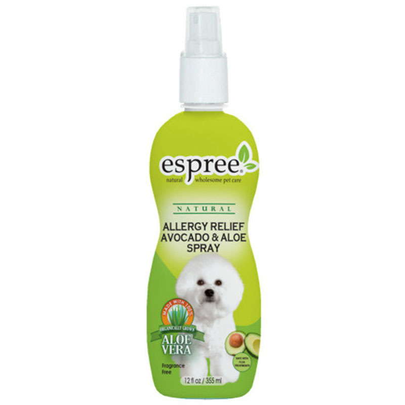 Espree (Эспри) OralAllergy Relief Avocado&Aloe Dog Spray - Спрей для чувствительной кожи с маслом авокадо и алое вера (355 мл) в E-ZOO