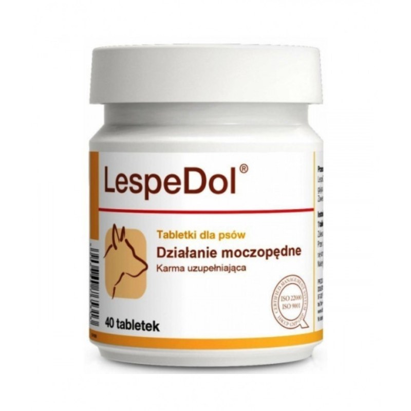 Dolfos (Дольфос) LespeDol - Таблетки ЛеспеДол для собак с заболеваниями мочеполовой системы и почек (40 шт./уп.) в E-ZOO