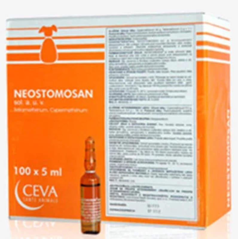 Neostomosan (Неостомазан) by Ceva - Засіб для боротьби з паразитами для тварин (1 ампула/5 мл) в E-ZOO