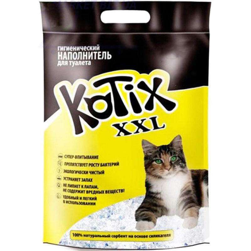 Kotix (Котикс) Наполнитель силикагелевый для кошачьего туалета (3,8 л) в E-ZOO
