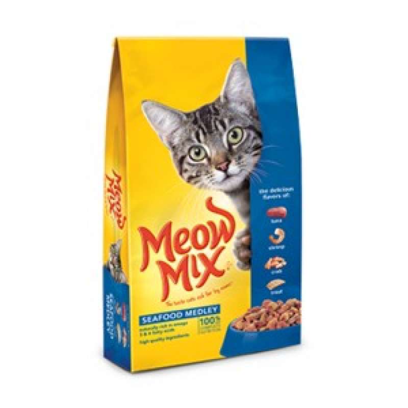 Meow Mix (Мяу Микс) Seafood - Корм морской коктейль для кошек, котят (6,44 кг) в E-ZOO