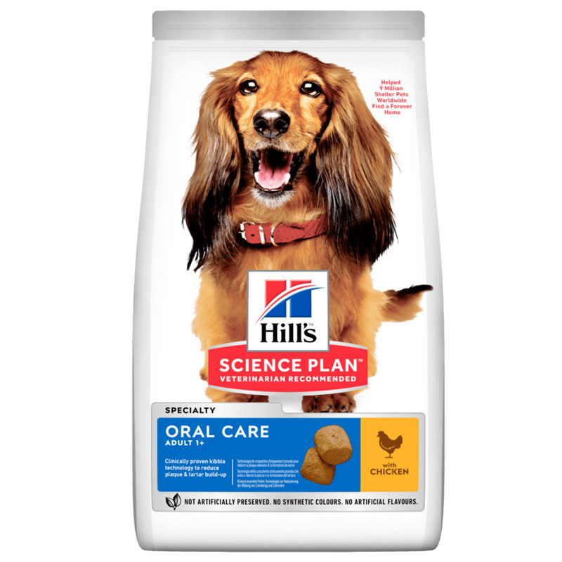 Hill's (Хиллс) Science Plan Oral Care Adult with Chicken - Сухой корм с курицей для взрослых собак, поддержание здоровья ротовой полости (5 кг) в E-ZOO