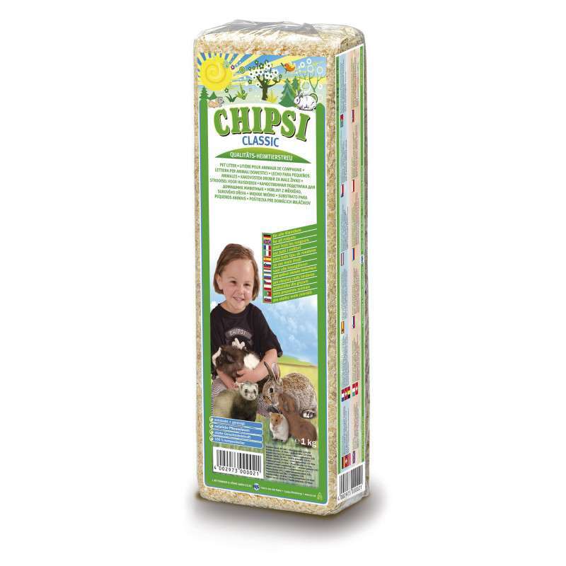 CHIPSI (Чіпсі) CLASSIC - Тирса для гризунів (3,2 кг) в E-ZOO