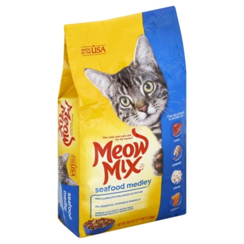 Meow Mix (Мяу Микс) Seafood - Корм морской коктейль для кошек, котят (6,44 кг) в E-ZOO
