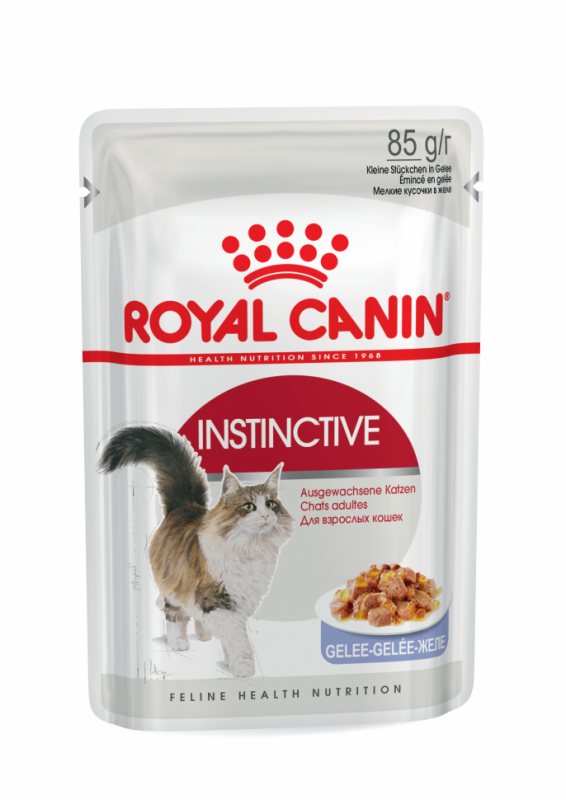 Royal Canin (Роял Канин) Instinctive - Консервированный корм для кошек старше 1 года (кусочки в желе) (85 г) в E-ZOO