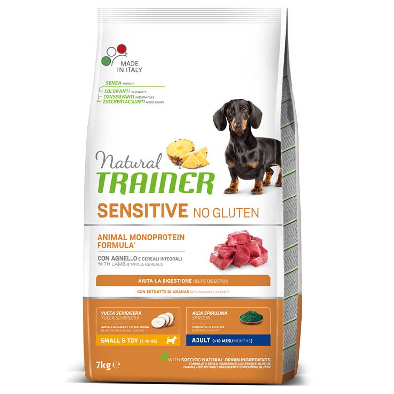 Trainer (Трейнер) Natural Sensitive Adult Mini With Lamb - Сухой корм с ягненком для собак малых пород с чувствительным пищеварением (7 кг) в E-ZOO