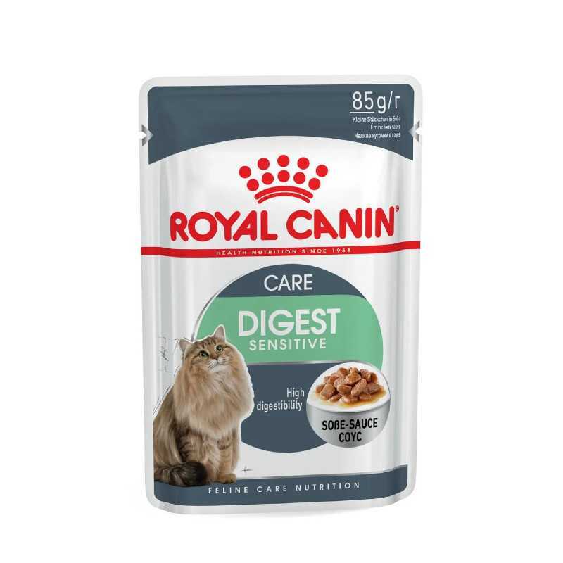 Royal Canin (Роял Канін) Digestive Care - Консервований корм для котів з чутливим травленням (шматочки в соусі) (85 г) в E-ZOO