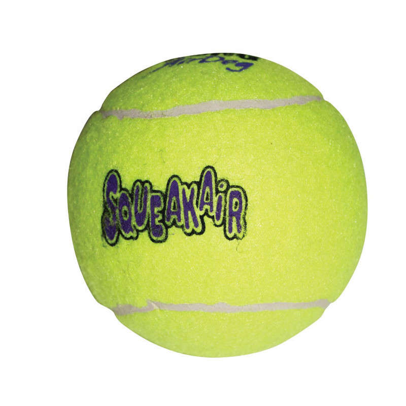 KONG (Конг) AirDog Squeakair Ball - Іграшка м'яч з пищалкою (M (3 шт./уп.)) в E-ZOO