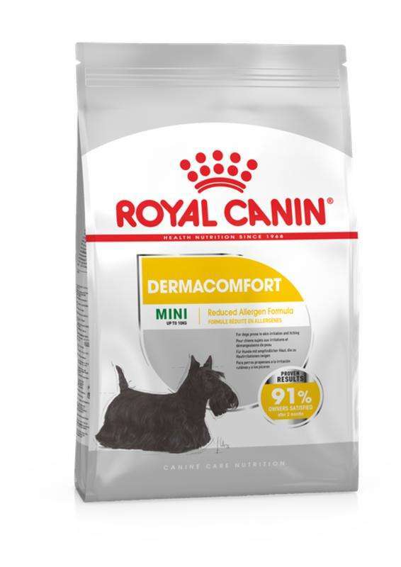 Royal Canin (Роял Канин) Mini Dermacomfort - Сухой корм для собак с чувствительной кожей, склонной к раздражениям (1 кг) в E-ZOO