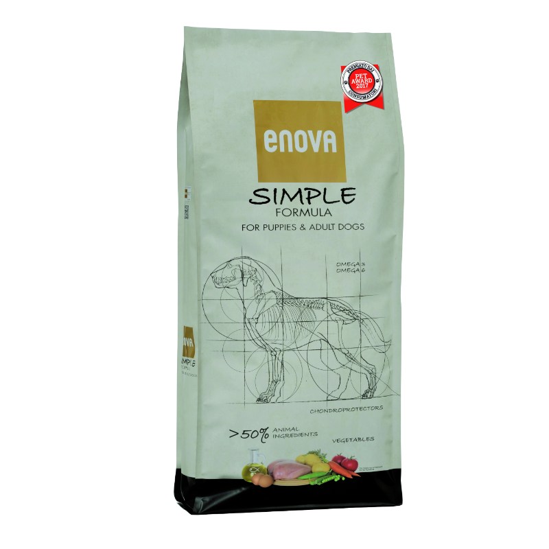 ENOVA (Энова) Simple Formula - Сухой корм с курицей для собак всех пород на всех стадиях жизни (2 кг) в E-ZOO