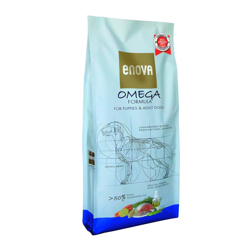 ENOVA (Енова) Omega Formula - Сухий корм із рибою для собак усіх порід на всіх стадіях життя (12 кг) в E-ZOO
