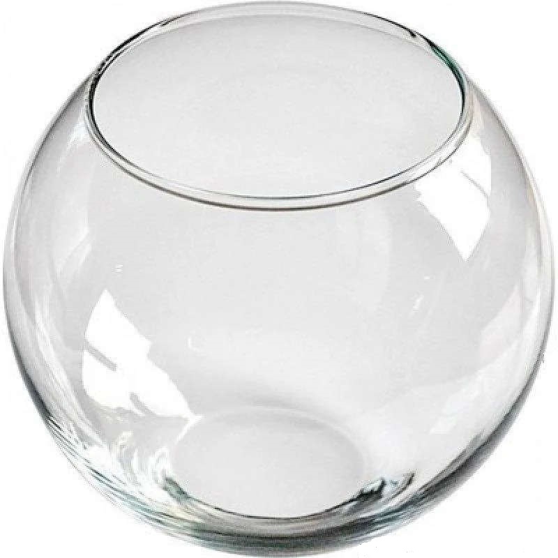 Аквариум-шар (0,7 л) стеклянный (700 мл) в E-ZOO