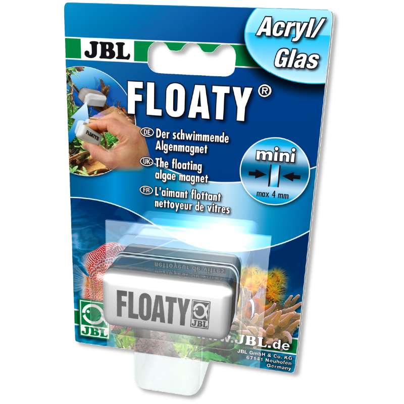 JBL (ДжиБиЭль) Floaty Acryl/glass - Скребок-очиститель стекла для аквариума (4,5х2,5х4,0 см) в E-ZOO