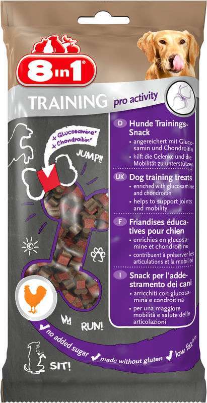 8in1 (8в1) Training Treats Pro Activity - Ласощі для собак - Трейнінг "Для активності" (100 г) в E-ZOO