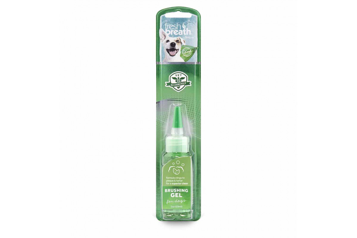 TropiClean (Тропиклин) Brushing Gell - Гель для чистки зубов с экстрактом зеленого чая для собак (59 мл) в E-ZOO