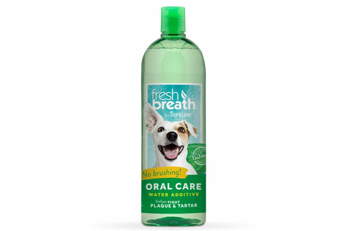TropiClean (Тропиклин) Fresh Breath Water Additive Original - Добавка в воду для собак и кошек (473 мл) в E-ZOO