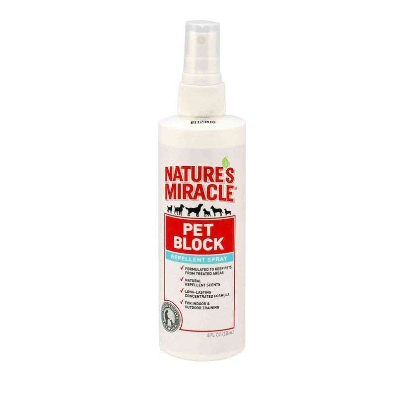 Nature's Miracle (Нейчерс Міракл) Pet Block Repellent Spray - Відлякуючий спрей для собак (236 мл) в E-ZOO