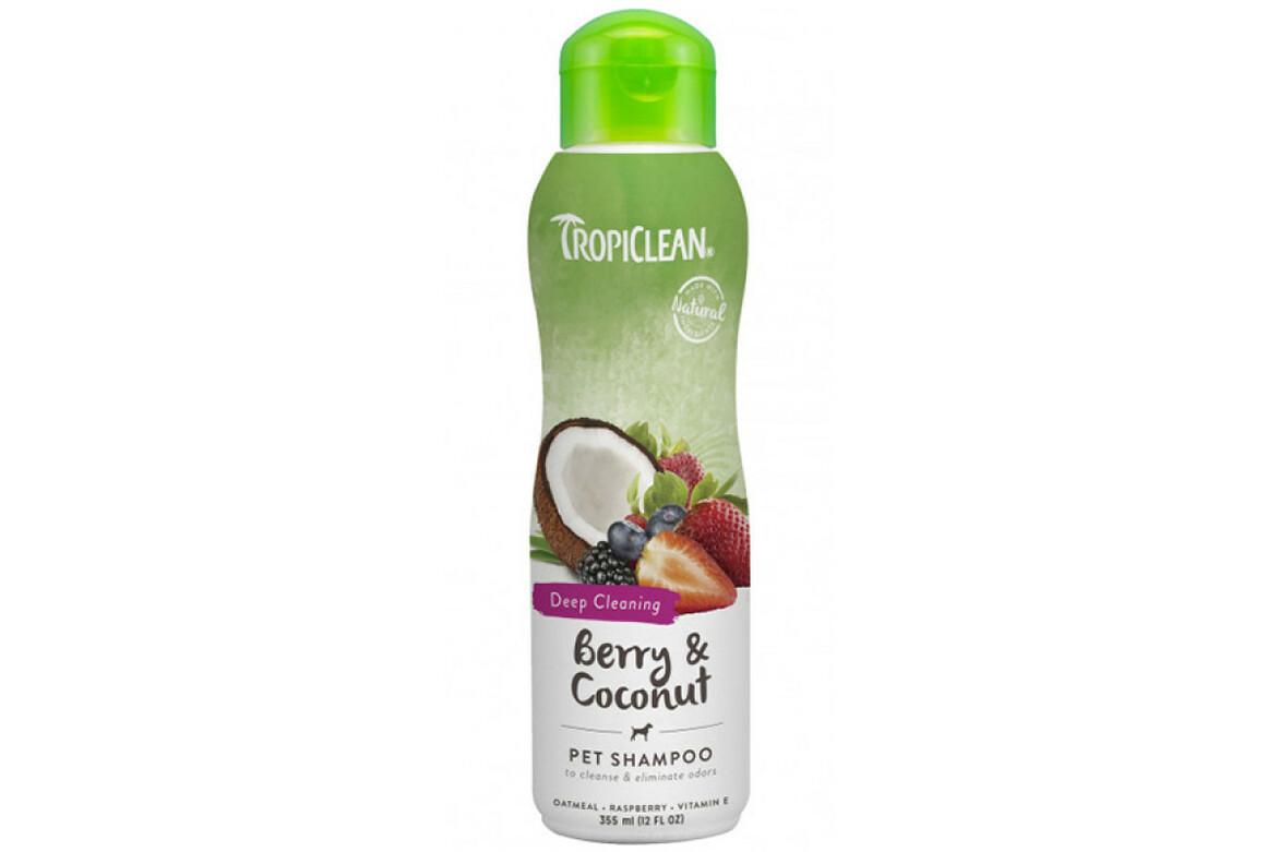 Tropiclean (Тропиклин) Berry & Coconut - Шампунь с кокосом и ягодами для собак и кошек (355 мл) в E-ZOO