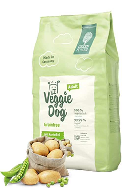 Green Petfood (Грін Петфуд) VeggieDog Grainfree Adult - Сухий вегетаріанський корм для дорослих собак із картоплею та горохом (10 кг) в E-ZOO