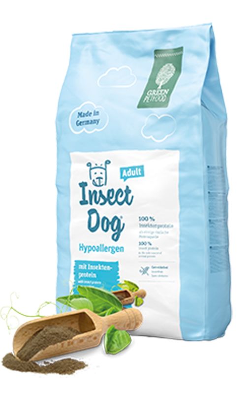 Green Petfood (Грин Петфуд) InsectDog Hypoallergen Dog Adult - Сухой корм для взрослых собак с протеином насекомых (10 кг) в E-ZOO