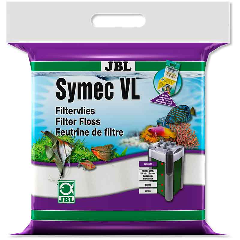 JBL (ДжиБиЭль) Symec VL - Синтепон для фильтров против помутнения воды в аквариумах (25x80 см) в E-ZOO
