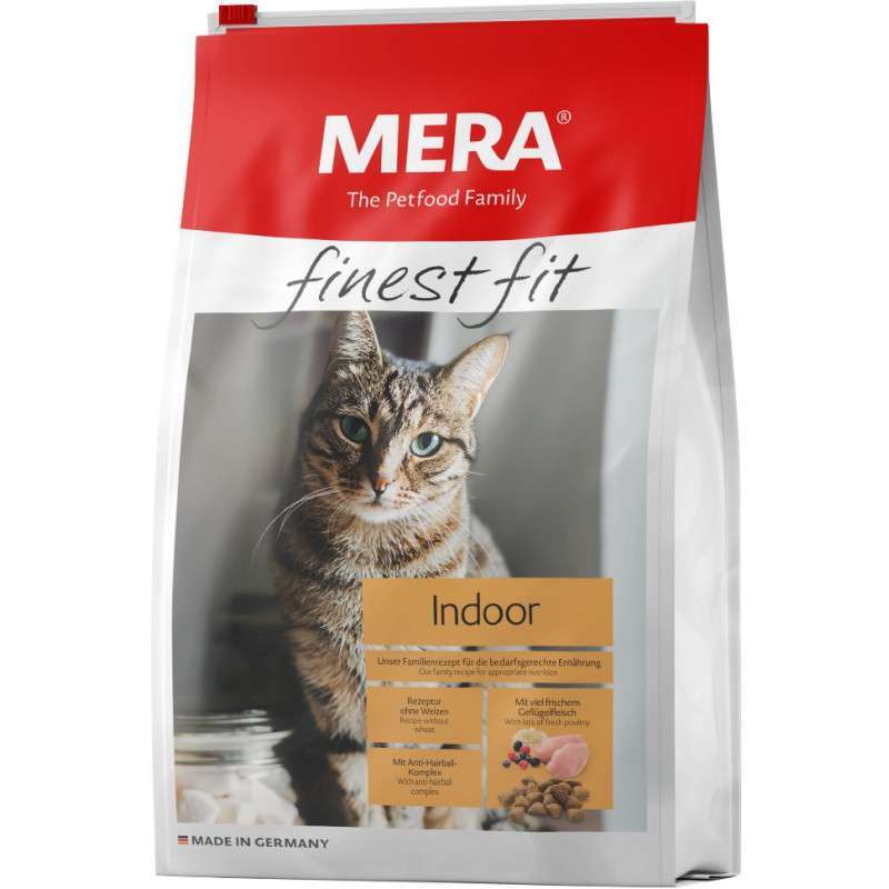 Mera (Мера) Finest fit Indoor - Сухий корм з м'ясом індички для домашніх кішок (4 кг) в E-ZOO