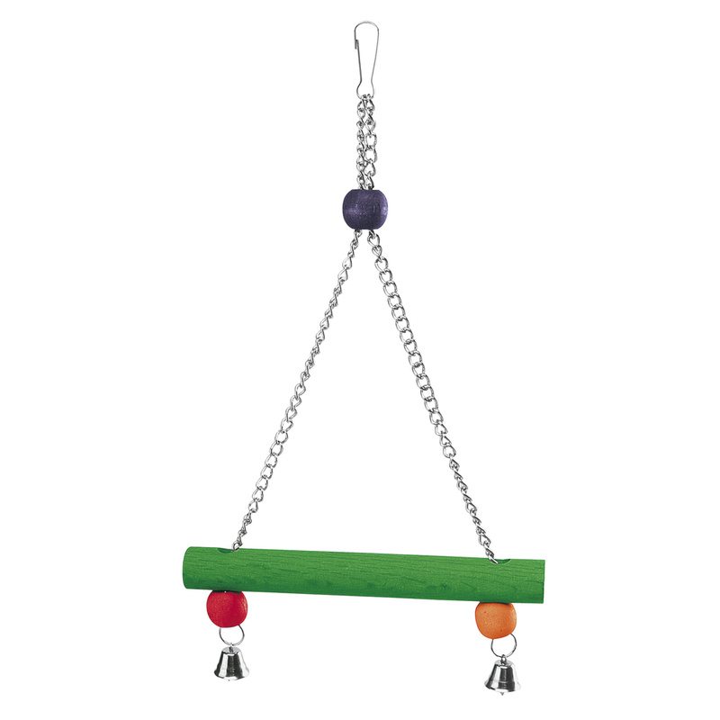 Ferplast (Ферпласт) Parrot Swing - Дерев'яна іграшка для папуг (20x37х2,3 см) в E-ZOO