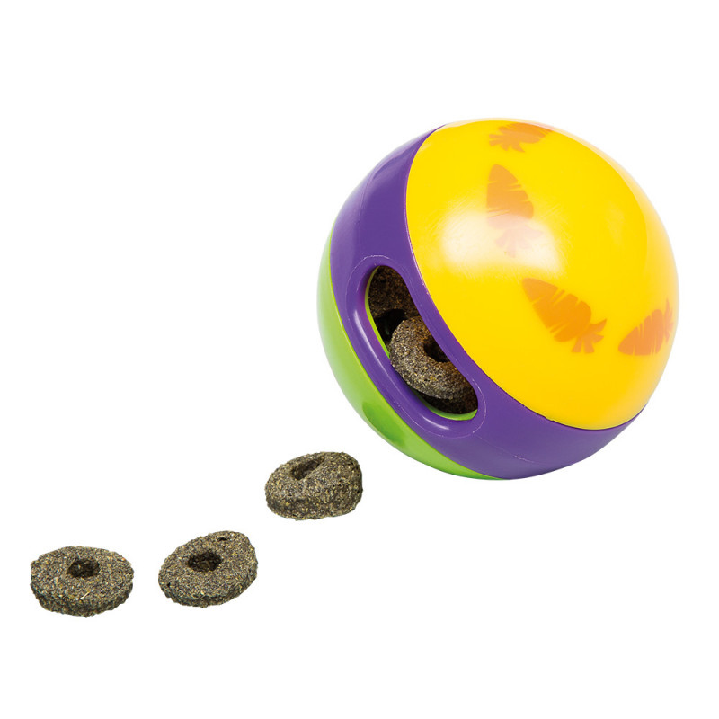 Ferplast (Ферпласт) Ball Dispenser Food – Кормушка-дозатор шар для грызунов (Ø6 см) в E-ZOO