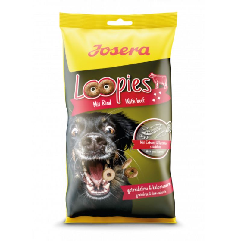 Josera (Йозера) Loopies mit Rind (with beef) - Лакомство для собак Лупис с телятиной (150 г) в E-ZOO