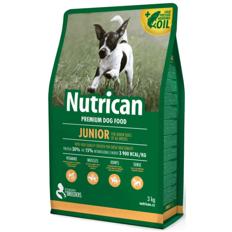 Nutrican (Нутрикан) Junior - Сухой корм с курицей для щенков всех пород (3 кг) в E-ZOO